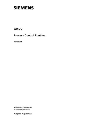 WinCC Process Control Runtime - Siemens