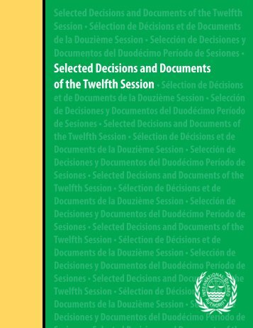 Selected Decisions and Documents - International Seabed Authority