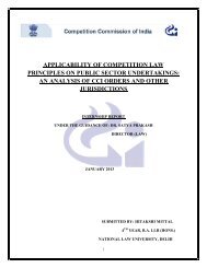 applicability of competition law principles on public sector ...