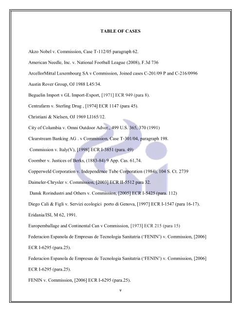 applicability of competition law principles on public sector ...