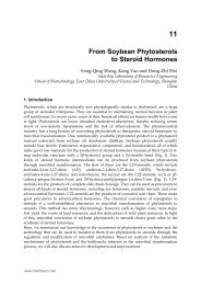 11 From Soybean Phytosterols to Steroid Hormones - InTech