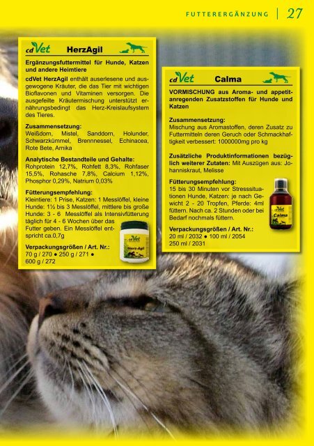 Hund & Katze - cdVet Naturprodukte GmbH