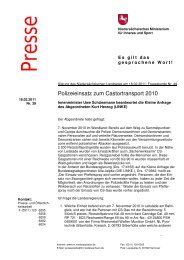 Linke – Polizeieinsatz zum Castortransport 2010 - CelleHeute