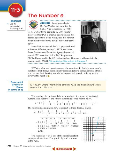 Real Exponents