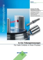 Trübungsmesssysteme - Mettler Toledo