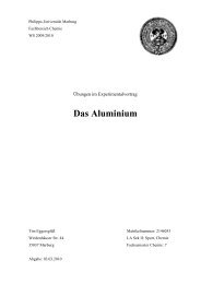 Das Aluminium - ChidS - Philipps-Universität Marburg