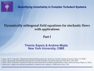Dynamically orthogonal field equations for stochastic flows with ...