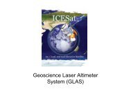 Geoscience Laser Altimeter System (GLAS)