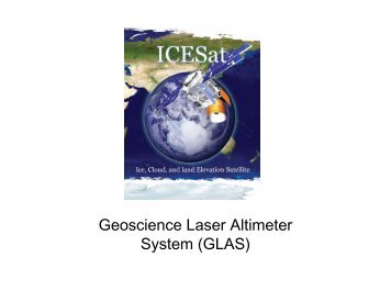 Geoscience Laser Altimeter System (GLAS)