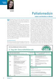 Palliativmedizin - Ärztekammer Niederösterreich