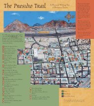 The Presidio Trail A Historical Walking Tour of ... - City of Tucson