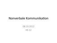Nonverbale Kommunikakon - Commonweb