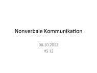 Nonverbale Kommunikakon - Commonweb