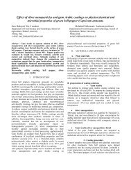 Effect of silver nanoparticles and gum Arabic coatings on ...