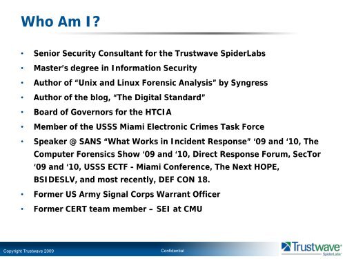 Sniper Forensics “One Shot, One Kill” - SANS Computer Forensics