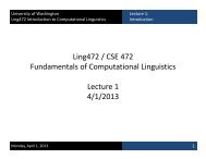 Slides - University of Washington