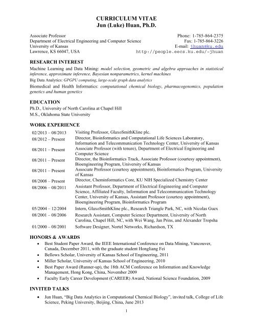 Cv Information And Telecommunication Technology Center