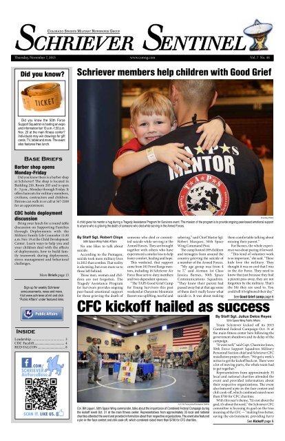 CFC kickoff hailed as success - Colorado Springs Military ...