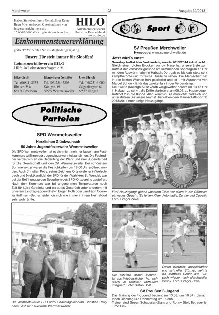 Amtliches Bekanntmachungsblatt der Gemeinde Merchweiler