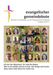 evang gemeindebote 2011-3 - Evangelische Pfarrgemeinde AB ...