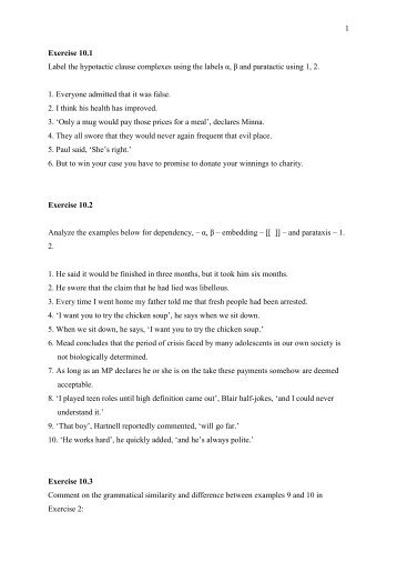 Chapter 10 Exercises - Routledge