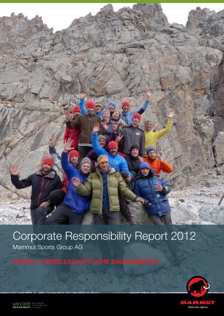 Modul 3: Gesellschaftliches Engagements - Mammut
