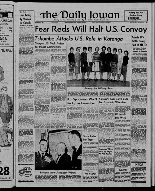 (Iowa City, Iowa), 1961-12-07 - The Daily Iowan Historic Newspapers