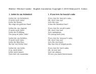 Mahler—Rückert-Lieder English translation ... - InstantEncore
