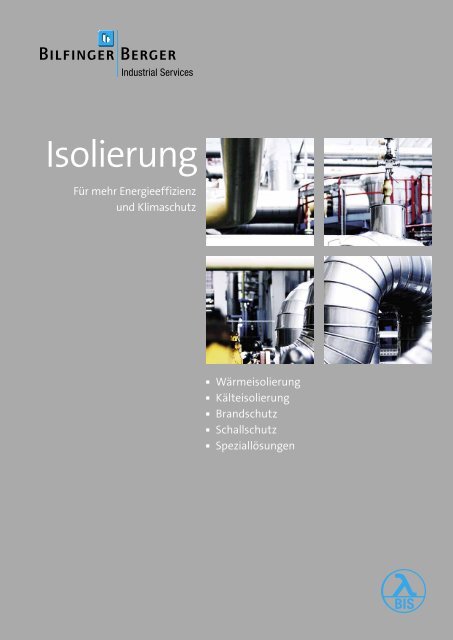 Isolierung - Bilfinger Berger Industrial Services