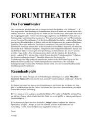 Spielesammlung: Forumtheater