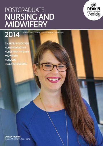 Nursing and midwifery study area booklet - Deakin University