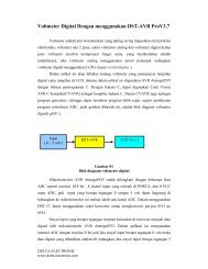 Voltmeter Digital Dengan menggunakan DST-AVR ... - Delta Electronic