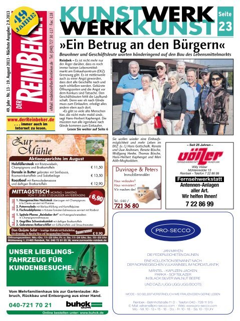 19.08.2013 - Der Reinbeker