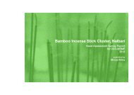 Bamboo Incense Stick Cluster, Nalbari - Design Clinic Scheme