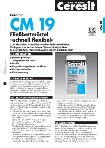 CM 19 Fließbettmörtel »schnell flexibel - Henkel