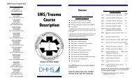 EMS/Trauma Course Description - Nebraska Health and Human ...