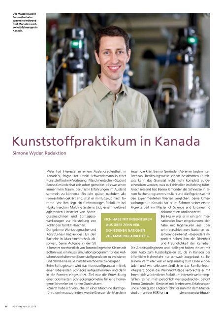 PDF-Download Magazin - Hochschule für Technik Rapperswil