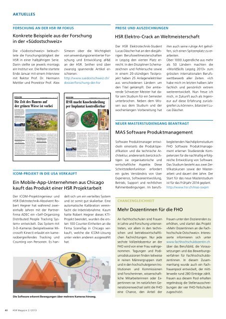 PDF-Download Magazin - Hochschule für Technik Rapperswil