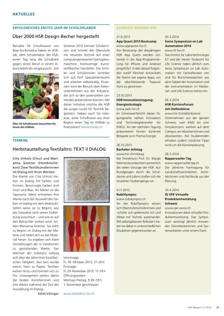 PDF-Download Magazin - Hochschule für Technik Rapperswil