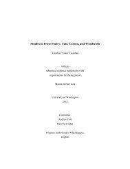 Studies in Prose Poetry: Tate, Carson, and Wenderoth - University of ...
