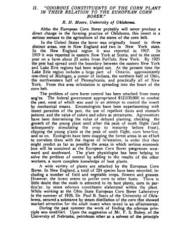 Odorous Constituents of the Corn Plant in Their Relationship to the ...