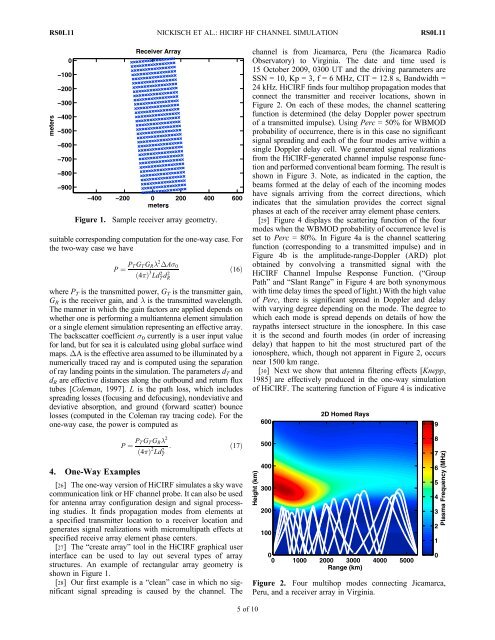 HiCIRF: A highfidelity HF channel simulation - Digital Library