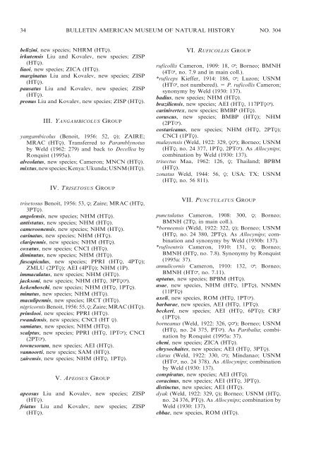 the cynipoid genus paramblynotus - American Museum of Natural ...