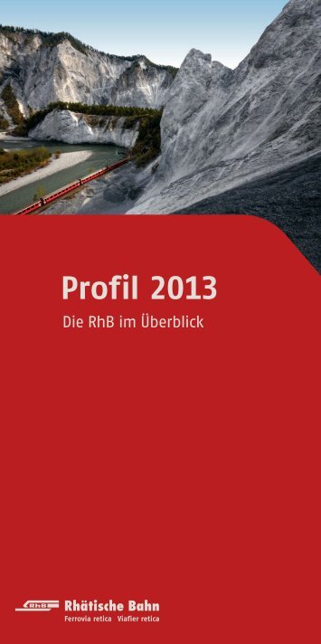 Unternehmensprofil 2013 - RhB