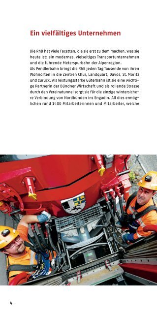 Unternehmensprofil 2013 - RhB