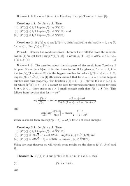 On some simple sufficient conditions for univalence