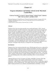 Chapter 6.1 Seagrass abundance and habitat criteria in the ...