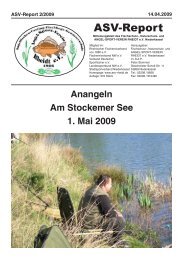 Asv-Report 2/2009 - und Angel-Sport-Verein Rheidt e.v.