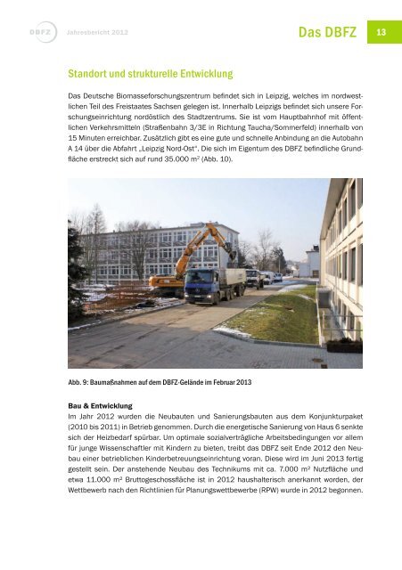 Jahresbericht 2012 - Deutsches Biomasseforschungszentrum