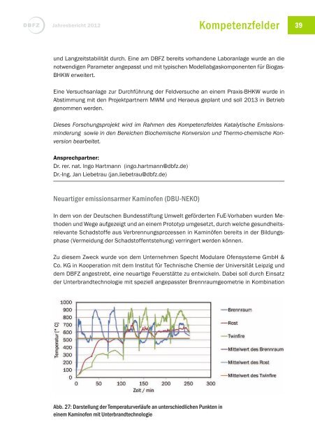 Jahresbericht 2012 - Deutsches Biomasseforschungszentrum